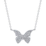 Diamond Butterfly Necklace