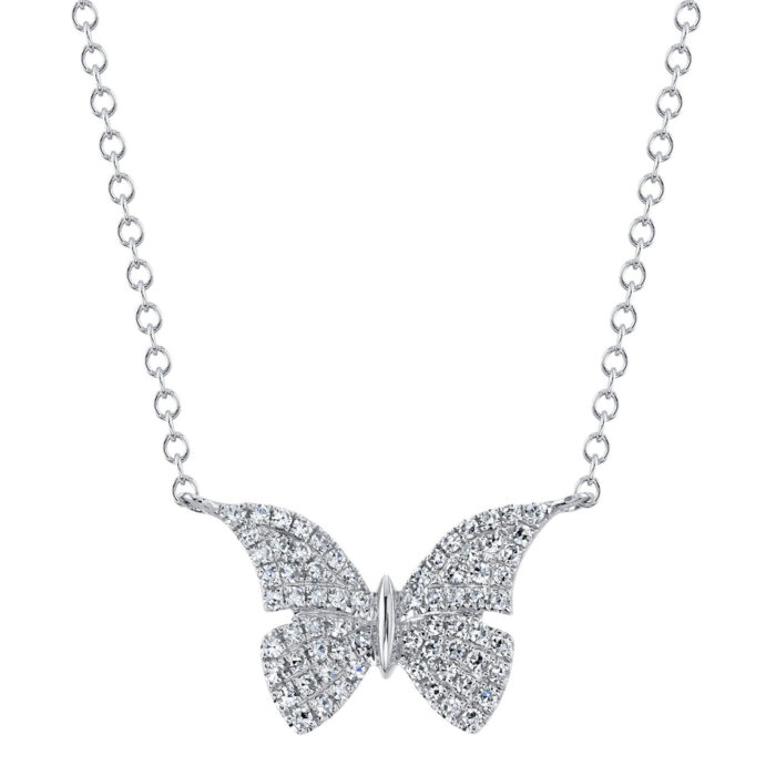 Diamond Butterfly Necklace