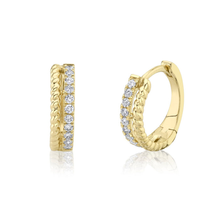 Diamond Huggie Earring