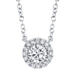 Side Diamond Necklace