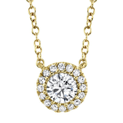 Side Diamond Necklace