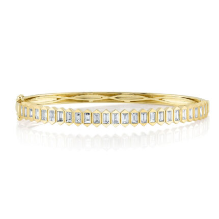 Diamond Baguette Bangle