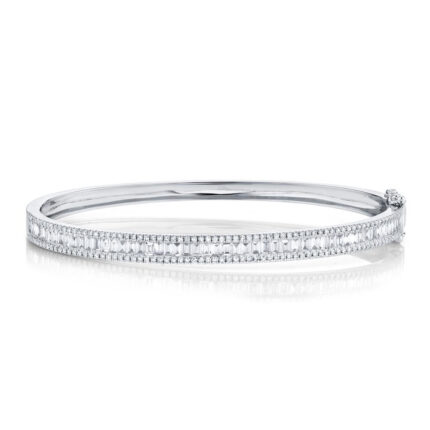 Diamond Baguette Bangle