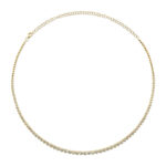 Diamond Bezel Tennis Necklace