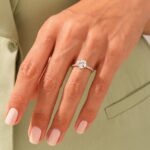 Heart Shape 4ct Lab Grown Diamond Engagement Ring