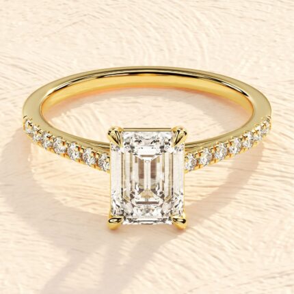 Emerald Cut Solitaire Ring