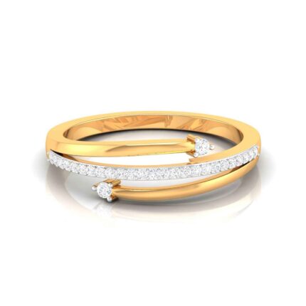 18K Solid Gold 1CT A Sparkling Affair Diamond Ring