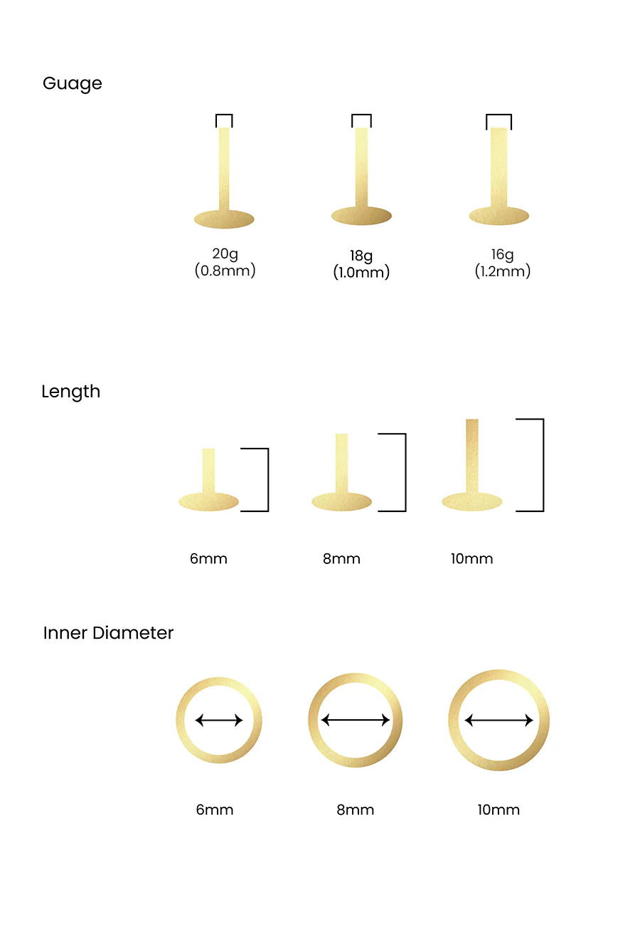 Earring Size Guide​