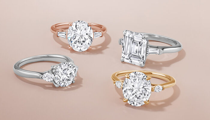 Engagement ring styles for 2025 brides featuring halo